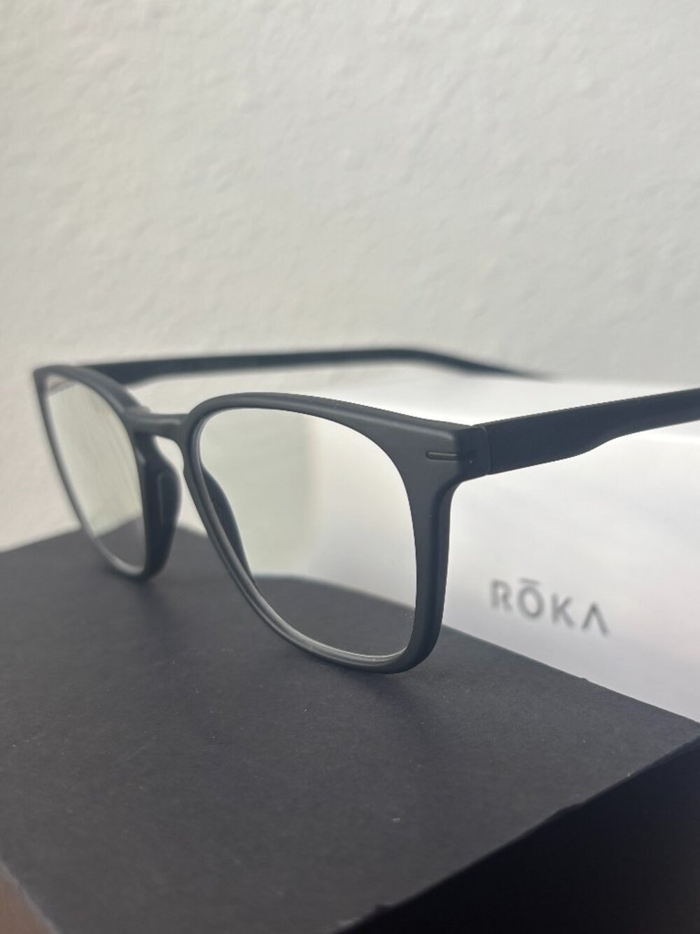 ROKA Rory Readers Matte Black Eyeglasses Frames 52mm NIB RX Adaptable